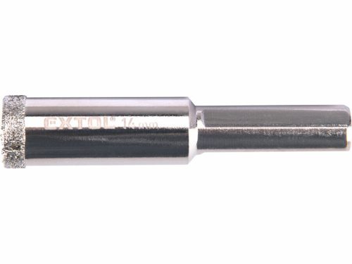 Extol Prémium körkivágó üvegre, kerámiára és csempére, gyémánt vágóél; 14×65mm, fúrógépbe fogható