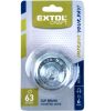 Extol Craft drótcsiszoló fazékkefe, csapos; 63mm, O 6mm-es csap, fúróba fogható, hullámos szálú, rezezett acél, max 4500 
