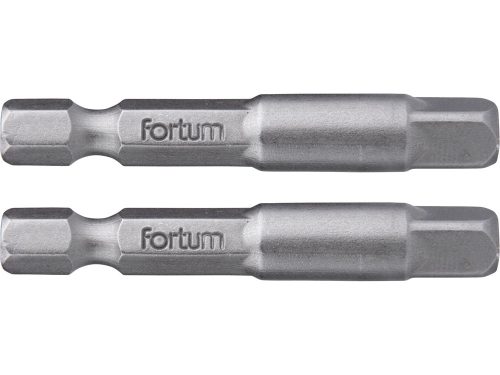 Fortum adapter klt. 2 db, dugókulcsok gépi befogásához; S2 acél, 1/4", 50 mm, bliszteren