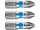 Fortum behajtóhegy PZ, 3 db, S2 acél; PZ 2×25mm, bliszteren