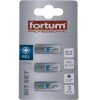 Fortum behajtóhegy PZ, 3 db, S2 acél; PZ 2×25mm, bliszteren