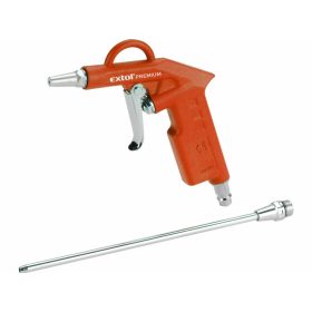   Extol prémium lefúvató pisztoly, 21cm fúvókával, max. 8 Bar, 1/4" tömlőcsatlakozó