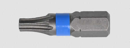 Abraboro Power bit színes gyűrű Torx 25 x 25mm tamper 2db-os, műanyag dobozban
