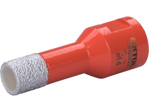 Extol Premium körkivágó csempére, gyémánt vágóél; 8mm × M14, sarokcsiszolóba fogható