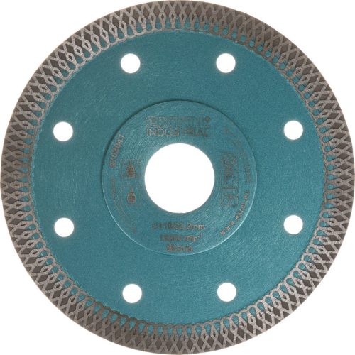 Extol industrial gyémántvágó, ipari korong, TURBO, extra vékony vágás: 1,8mm vastagság; 150×22,2mm, száraz és vizes vágásra