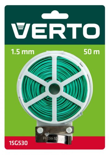 Verto kerti kötözőhuzal 1,5mm 50m zöld
