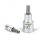 Bitdugófej imbusz 1/2 CrV. 12mm 61CrV5/S2, mattkróm; (HX12), 55mm FORTUM