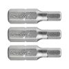 Fortum behajtóhegy HEX, 3 db, S2 acél; H 6×25mm, bliszteren