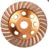 Extol industrial gyémántcsiszoló korong,lamellás jellegű; 125mmx22,2mm