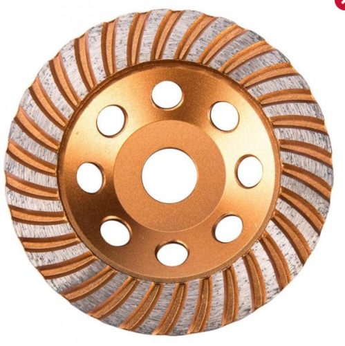 Extol industrial gyémántcsiszoló korong,lamellás jellegű; 125mmx22,2mm