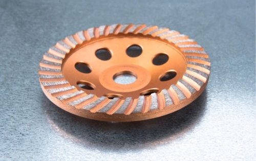 Extol industrial gyémántcsiszoló korong,lamellás jellegű; 125mmx22,2mm