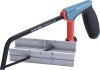 Extol Premium fémfűrész; 150mm, acél váz, ABS/TPR gumis markolat ALU gérvágó ládával