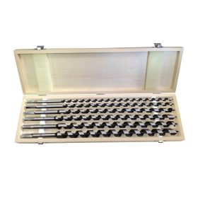  Extol Premium fafúró klt. 6 db, 10-12-14-16-18-20×460mm, csavaros heggyel, hatszög befogás; fa dobozban