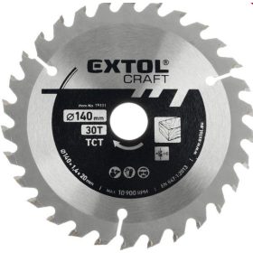   Extol prémium körfűrészlap, keményfémlapkás, 300×30mm(lyuk átm), T40; 3,2mm lapkaszélesség, max. 5000 ford/perc