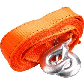   Extol prémium vontató heveder, max.2800kg; 4m×50mm, 2 db kovácsolt kampóval