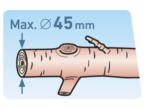 Extol prémium ágvágó olló; 730mm, rávágó, áttételes, tapadásmentes él, max. 45mm vágás, gumírozott fogantyú