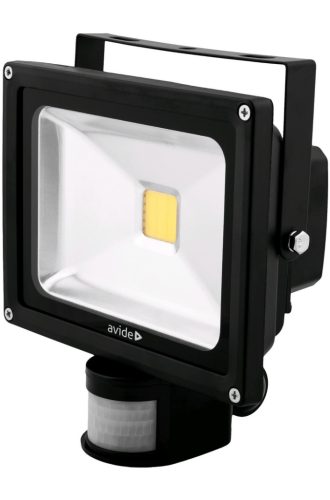 Avide LED Reflektor 20W NW 4000K Mozgásérzékelős PIR