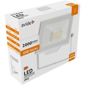 Avide LED Reflektor Slim SMD 20W NW 4000K Fehér 