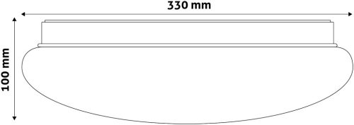 Avide LED Mennyezeti Lámpa Shelly (Kagyló) 18W 330*100mm NW 4000K