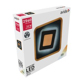 Avide Fali Design Oyster Timber mini 3 kapcsolási mód 32W
