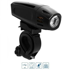   VeloGo USB tölthető első kerékpár lámpa (1W LED, 300 Lumen)