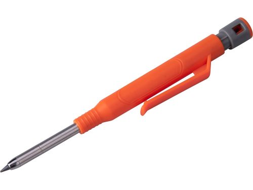 Extol prémium ácsceruza; tölthető, átm:2,8 mm, HB, kupak klipsszel, 6 db 120 mm pótheggyel, hegyezővel