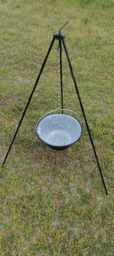 Bogrács tartó állvány, forgatható, 120cm