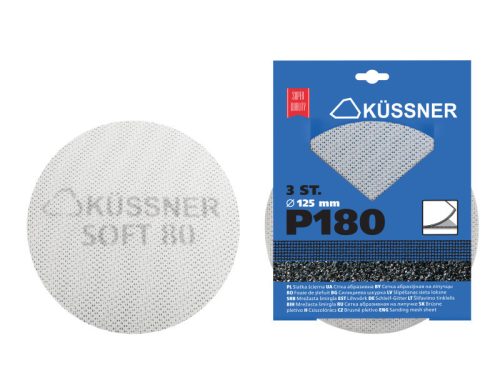 Csiszolórács korong O225mm P60 Soft 3db-os csomag