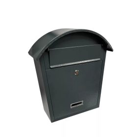 Salamon kerek tetejű postaláda (antracit-ezüst)