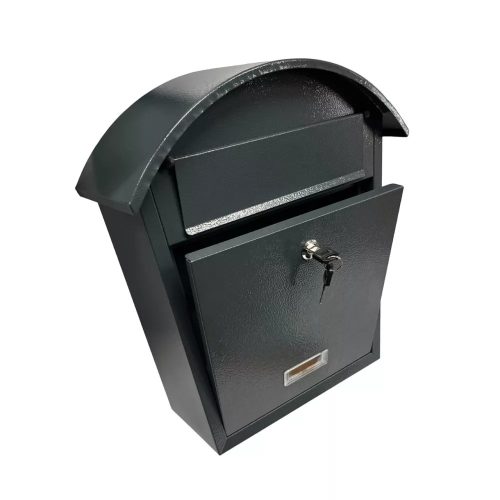 Salamon kerek tetejű postaláda (antracit-ezüst)