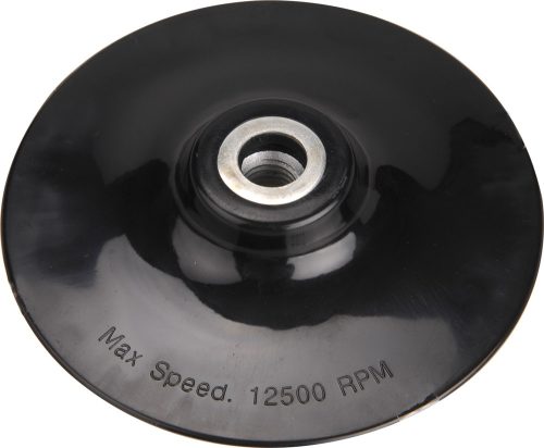 Extol craft gumitányér sarokcsiszolóhoz; 125mm, M14, lágy, max. 12.500 ford./perc