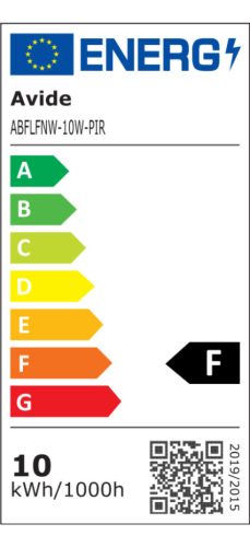 Avide LED Reflektor Slim SMD Keret nélküli 10W NW 4000K Mozgásérzékelős PIR