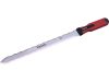 Fortum szigetelőanyag (kőzetgyapot) vágókés, kétélű, teljes/penge hossz.:470/280mm, rozsdamentes acél penge, vastagsága: 1,5mm