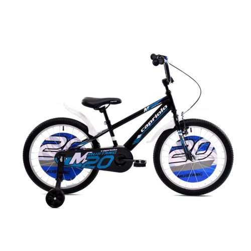 Kerékpár CAPRIOLO MUSTANG 20" KÉK FEKETE 925131-20, leszerelhető segédkerékkel