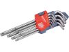 Extol prémium torx kulcs klt., CV. ; 9db, lyukas, T10,15,20,25,27,30,40,45,50, bliszteren