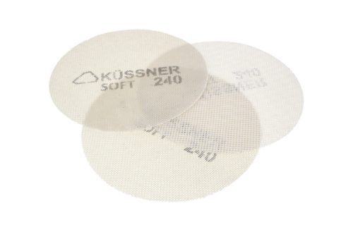 Csiszolórács korong Soft, 225mm átmérő, P 240, Küssner, 3db-os csomag