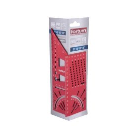   Fortum asztalos T-derékszög, 215 mm, ALU, lézer gravírozott, mm beosztás
