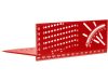 Fortum asztalos T-derékszög, 215 mm, ALU, lézer gravírozott, mm beosztás