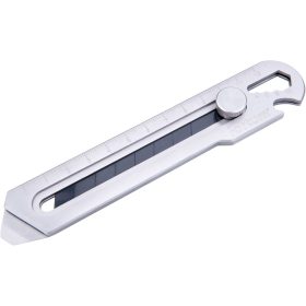   Fortum tapétavágó kés, rozsdamentes acél fémház, 5 funkciós, tripla vágóéllel; 18mm, csavaros rögzítés
