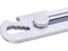 Fortum tapétavágó kés, rozsdamentes acél fémház, 5 funkciós, tripla vágóéllel; 18mm, csavaros rögzítés