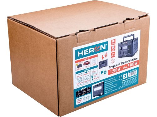 Heron, hordozható, "agregátor" áramforrás 1200w