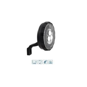   VeloGo elemes első kerékpár lámpa villára (3 LED, Prizmás, 25 Lumen)