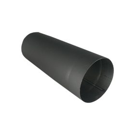 Füstcső matt 120x1000mm 1,5mm fekete (vastag)