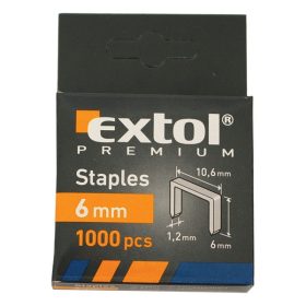   Extol tűzőgépkapocs profi (10,6×0,52×1,2mm) ; 8mm, 1000db