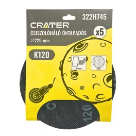 Crater csiszolóháló öntapadós 5db/csomag K120