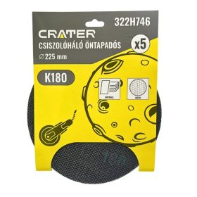 Crater csiszolóháló öntapadós 5db/csomag K180