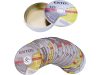 Extol vágókorong 20 db, acélhoz; 125×1×22,2mm, max 12200 ford/perc, fémdobozban