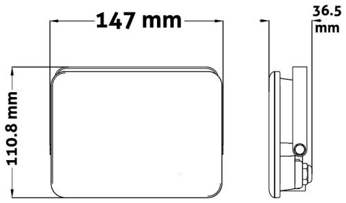 Avide LED Reflektor Slim SMD Keret nélküli 30W NW 4000K