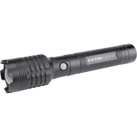   Extol light LED lámpa, 60 W COB LED; 4000 Lm, ALU ház, zoom, USB újratölthető Li-ion akkus, 4000 mAh, Power Bank funkció