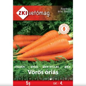 ZKI vetőmag 4 kategória, Vörös óriás sárgarépa